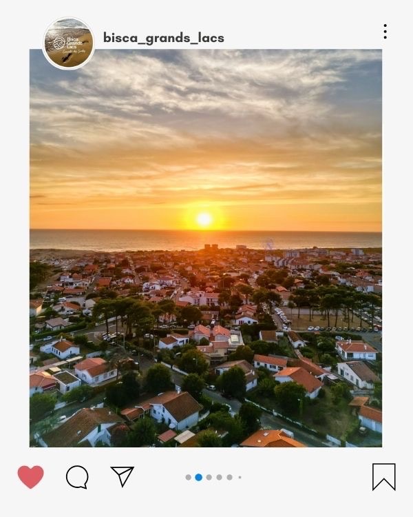 Coucher de soleil à Biscarrosse
