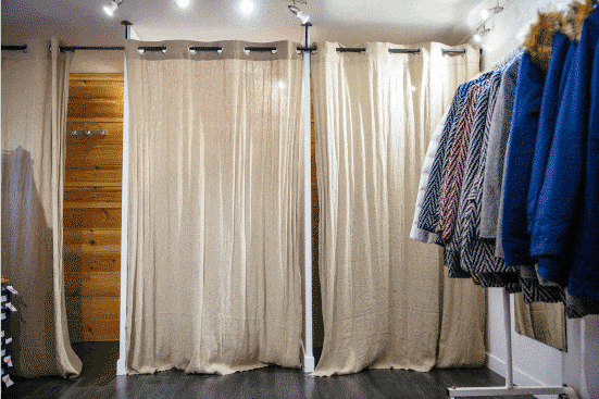 essayage odressing achats vêtements femme biscarrosse