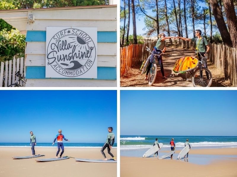 Cours surf, Villa Sunshine