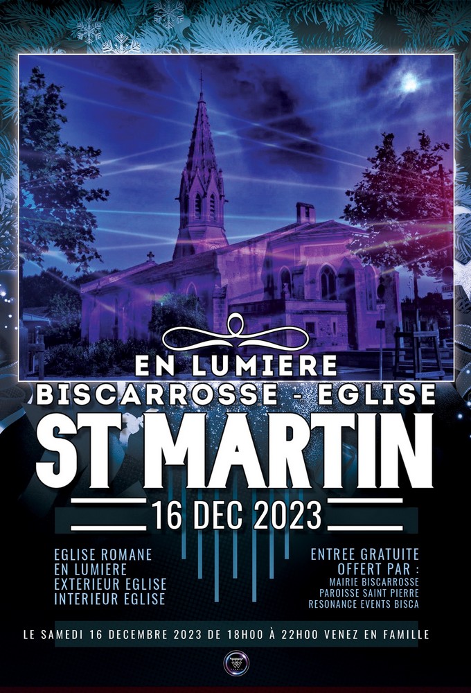 l'église st martin en lumière