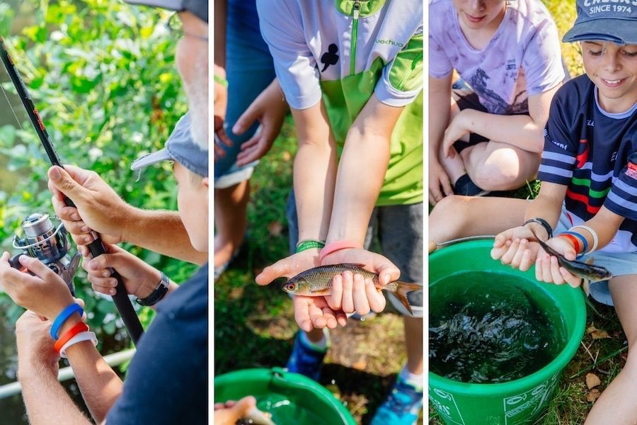enfants peche bisca