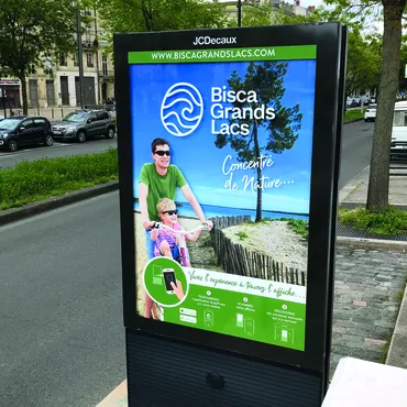 Campagne d'affichage Bisca Grands Lacs Campagne d'affichage Bisca Grands Lacs à Bordeaux