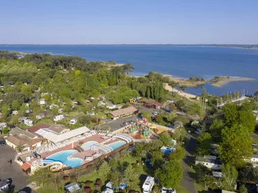 Camping vue aérienne Camping vue aérienne