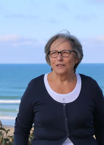 Clotilde Devert Biscarrosse Plage avec un greeter