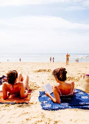 Plage Océanes Sur la plage de Biscarrosse