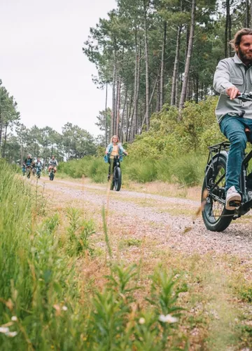 Balade fatbike Fatbike sur les pistes à biscarrosse