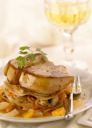 Gastronomie foie gras chaud Gastronomie dans les Landes