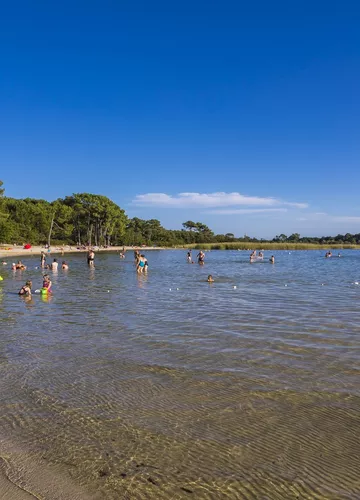 La baignade  Les Grands lacs landais