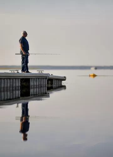 Sur le lac de Biscarrosse Sur le lac de Biscarrosse