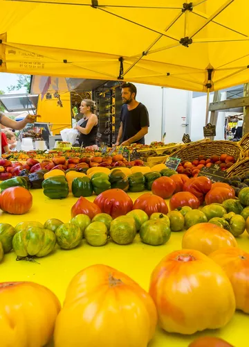 Le marché de Biscarrosse Marché de Biscarrosse Ville