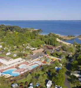 Camping vue aérienne Camping vue aérienne