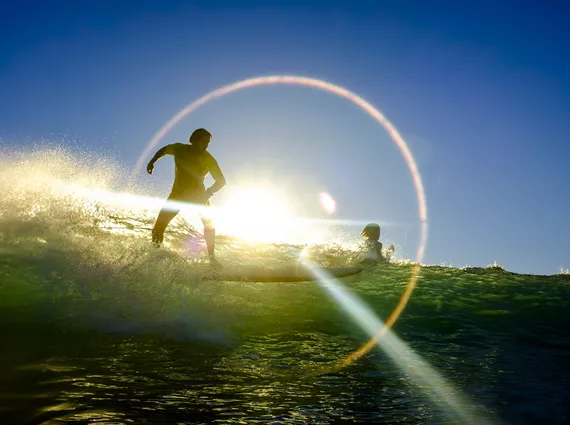 Cours de surf à Biscarrosse