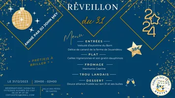 Réveillon du 31 à Gastes Réveillon du 31 à Gastes