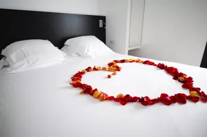 Grand Hôtel de la PLage chambre coeur Grand Hôtel de la PLage chambre coeur