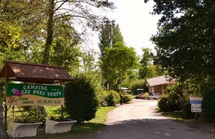Entrée du camping Les Prés Verts Entrée du camping Les Prés Verts